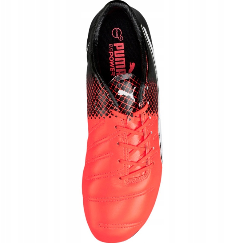 Ghete de fotbal Puma evoPower 1.3 Lth Fg 103850 01 multicolor portocale 1