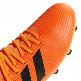 Ghete de fotbal adidas Nemeziz 18.3 Fg Jr DB2352 multicolor portocale 1