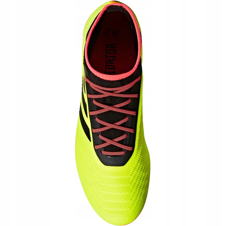 Ghete de fotbal Adidas Predator 18.2 Fg DB1997 multicolor galben 1