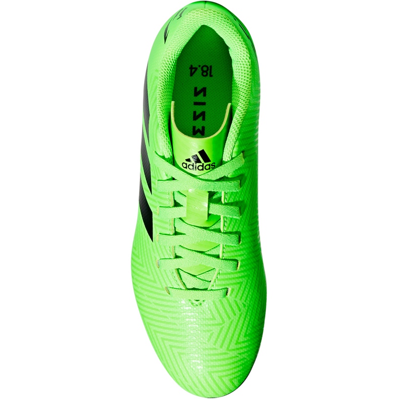Ghete de fotbal Adidas Nemeziz Messi 18.4 FxG Jr DB2371 verde 1