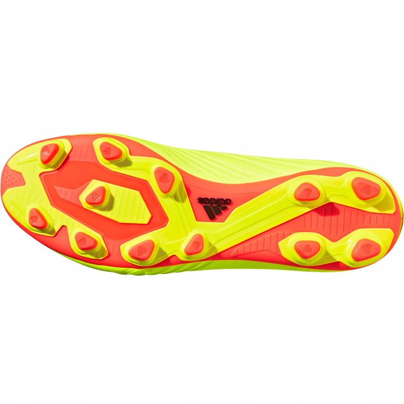 Ghete de fotbal Adidas Predator 18.4 FxG DB2005 multicolor galben 1