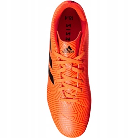 Ghete de fotbal Adidas Nemeziz 18.4 FxG DA9594 multicolor portocale 1