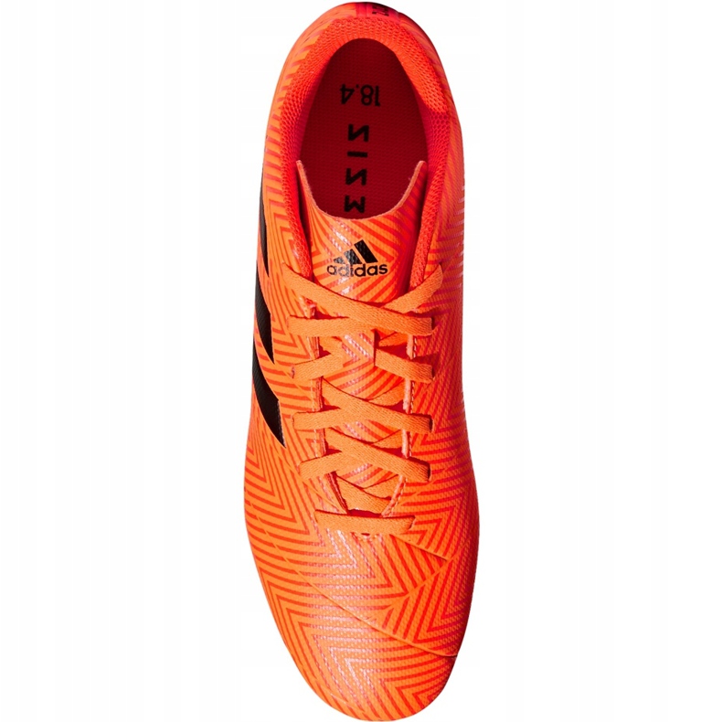 Ghete de fotbal Adidas Nemeziz 18.4 FxG DA9594 multicolor portocale 1