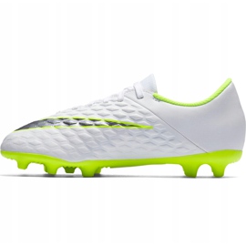 Pantofi de fotbal Nike Hypervenom 3 Club Fg Jr AJ4146 107 alb alb 1