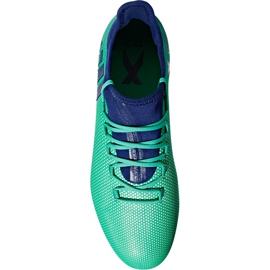 Ghete de fotbal Adidas X 17.2 Fg CP9189 multicolor verde 1