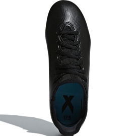 Ghete de fotbal Adidas X 17.3 Fg Jr CP8992 negru 1
