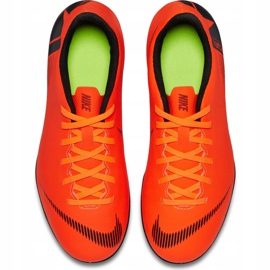 Pantofi de fotbal Nike Mercurial Vapor 12 Club Mg Jr AH7350 810 portocale portocale 1