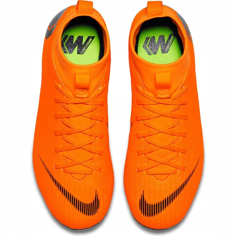 Pantofi de fotbal Nike Mercurial Superfly 6 Academy Mg Jr AH7337 810 multicolor portocale 1