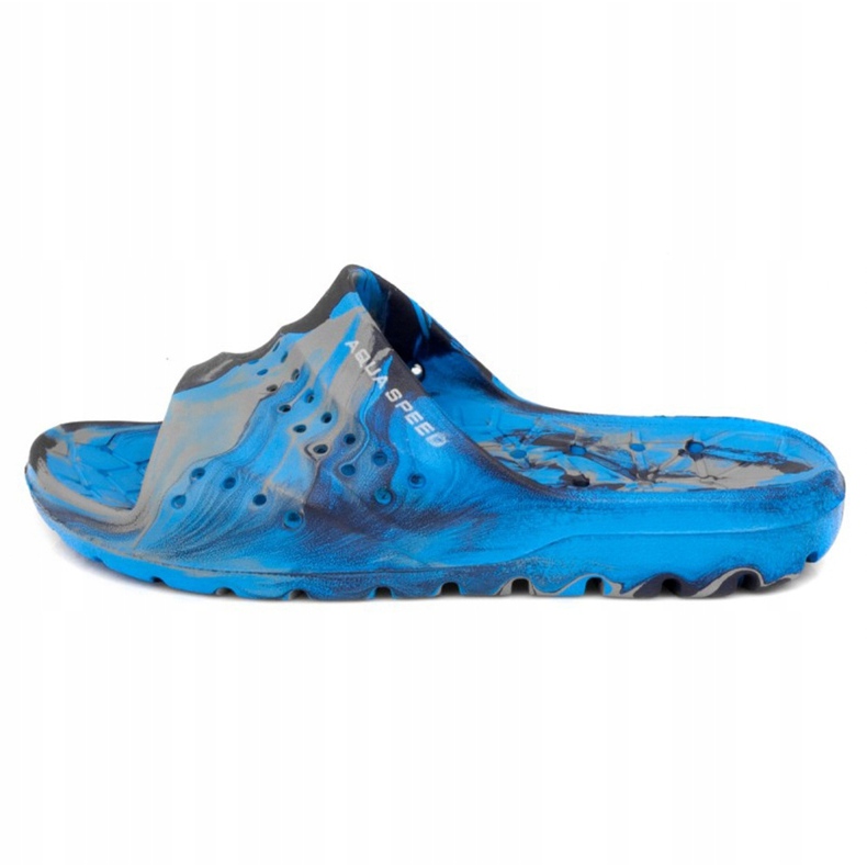 Papuci pentru copii Aqua-Speed ​​Patmos 01 albastru 2