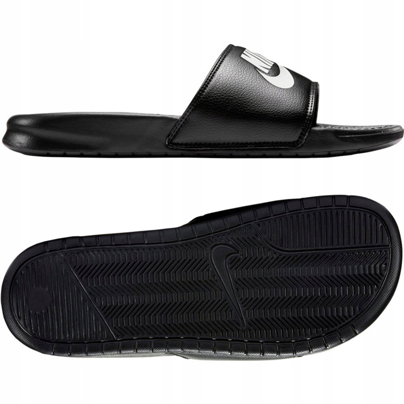 Nike Benassi Jdi 343880 090 Slide pentru bărbați negru 1