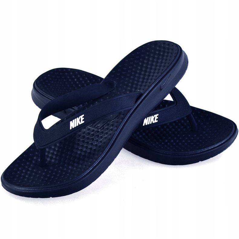 Tanga Nike Solay 882690 400 Slide albastru marin 1
