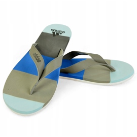 Papuci Adidas Eezay Striped BA8809 albastru gri 1