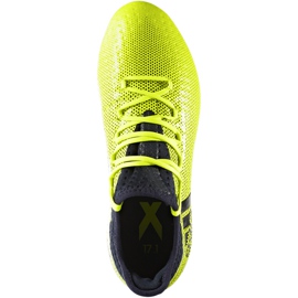 Ghete de fotbal Adidas X 17.1 Fg Jr S82297 multicolor verde 1