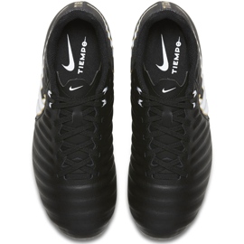 Ghete de fotbal Nike Tiempo Ligera Iv Fg Jr 897725 002 negru negru 1