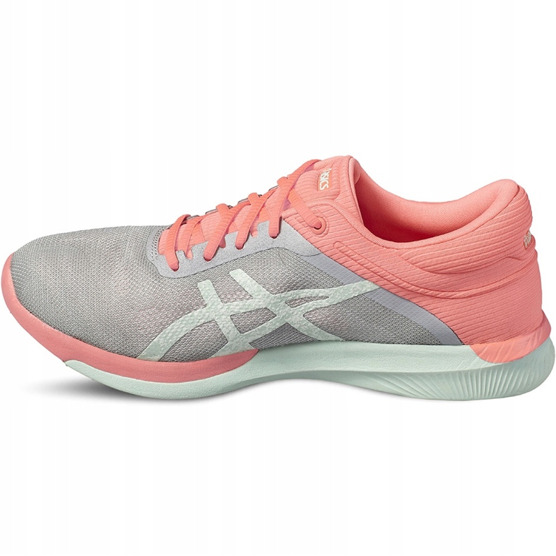 Pantofi de alergare pentru femei Asics Fuze X Rush T768N-9687 roz gri 1
