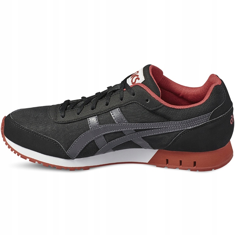 Pantofi bărbați Asics Curreo HN537-9095 negru roșu 1