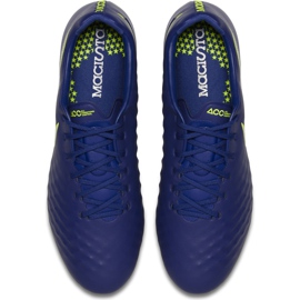 Pantofi de fotbal Nike Magista Opus Ii Fg 843813 409 albastru marin 1