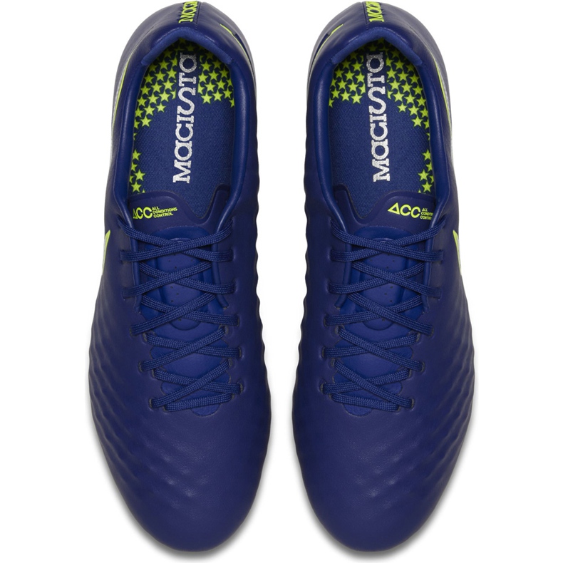 Pantofi de fotbal Nike Magista Opus Ii Fg 843813 409 albastru marin 1
