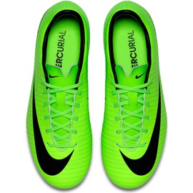 Pantofi de fotbal Nike Mercurial Victory Vi Fg Jr 831945 303 verde verde 1