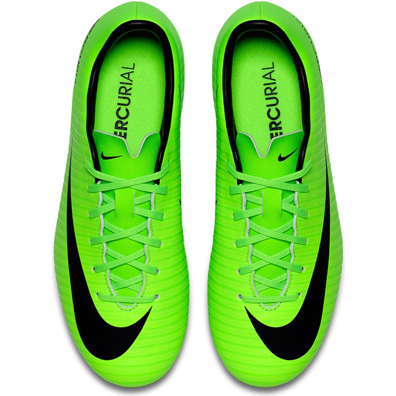 Pantofi de fotbal Nike Mercurial Victory Vi Fg Jr 831945 303 verde verde 1