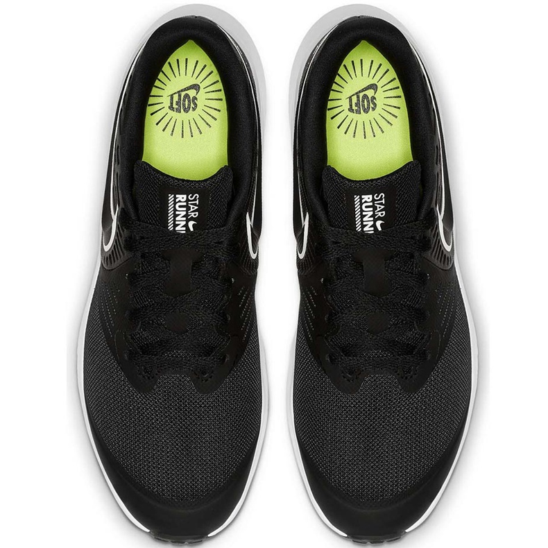 Încălțăminte pentru copii Nike Star Runner 2 alb-negru AQ3542 001 1