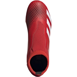 Ghete de fotbal Adidas Predator 20.3 Ll Fg Jr EF1907 roșu, negru roșu 1