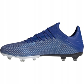 Pantofi de fotbal Adidas X 19.2 Fg albastru EG7128 1