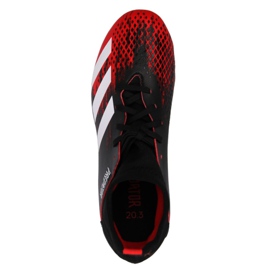 Ghete de fotbal Adidas Predator 20.3 Fg Jr EF1930 roșu 3