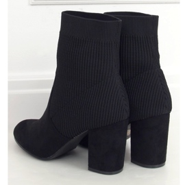 Cizme negre pentru șosete 7980-GA Negre negru 1