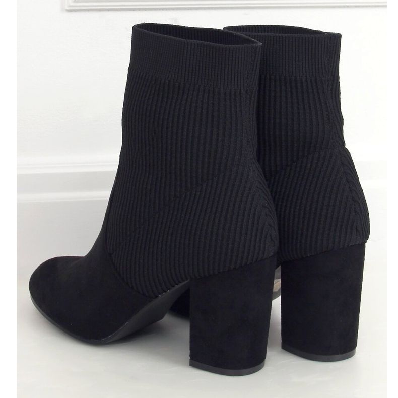 Cizme negre pentru șosete 7980-GA Negre negru 1