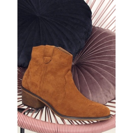 Cizme toc cu cămilă 99-63 Camel maro 1