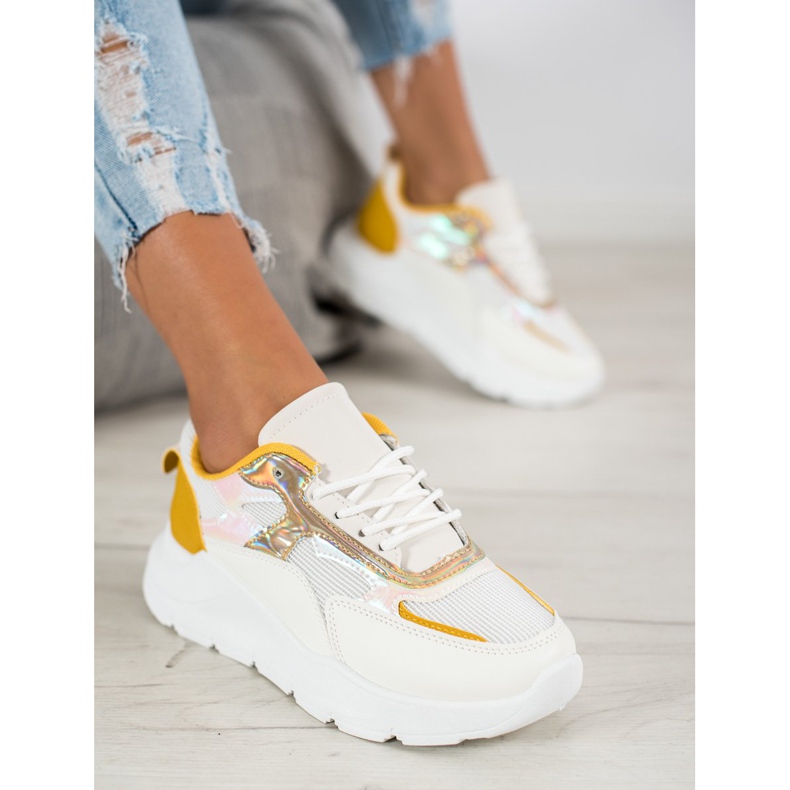 SHELOVET Adidași la modă alb 1