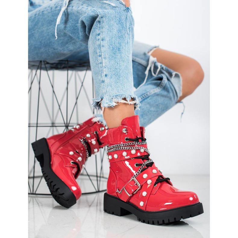 Seastar Muncitori roșii lacuiți roșu 1