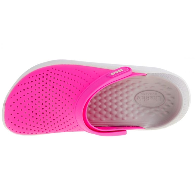 Crocs LiteRide Clog 204592-6QV negru roz 2