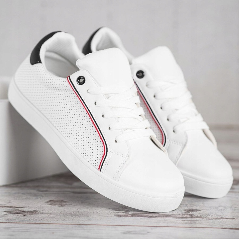 SHELOVET Încălțăminte sport confortabilă alb 2