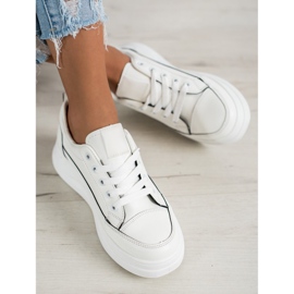 SHELOVET Încălțăminte sport pe platformă alb 1