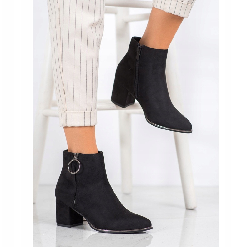 Filippo Cizme cu fermoar negru 1