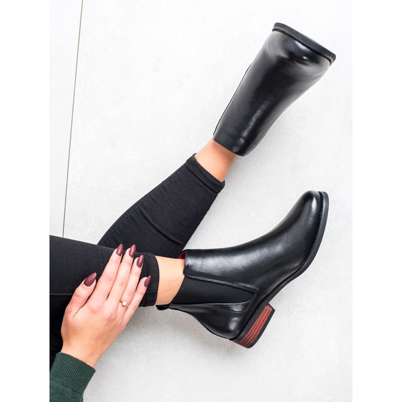 Goodin Cizme Chelsea negre negru 1 Goodin Cizme Chelsea negre negru 1