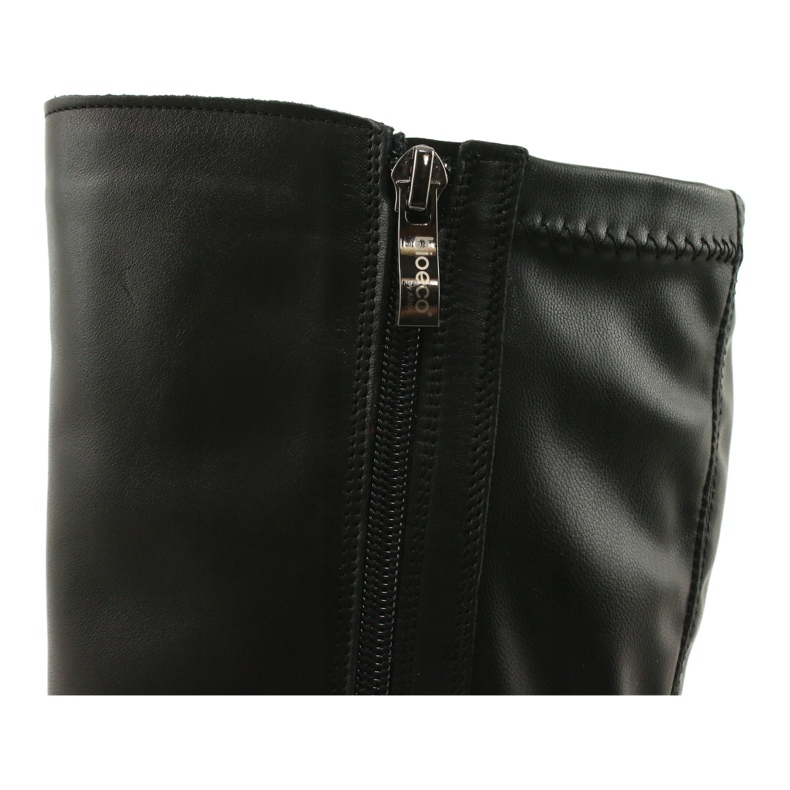 Arka Cizme din piele pe stâlpul Arek 7322 negru 5