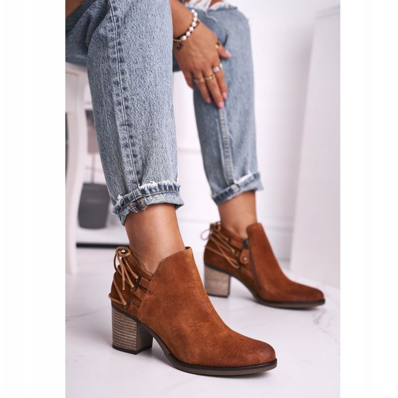 Cizme de damă pe toc Maciejka Spring Leather Red 04812-29 maro 1 Cizme de damă pe toc Maciejka Spring Leather Red 04812-29 maro 1