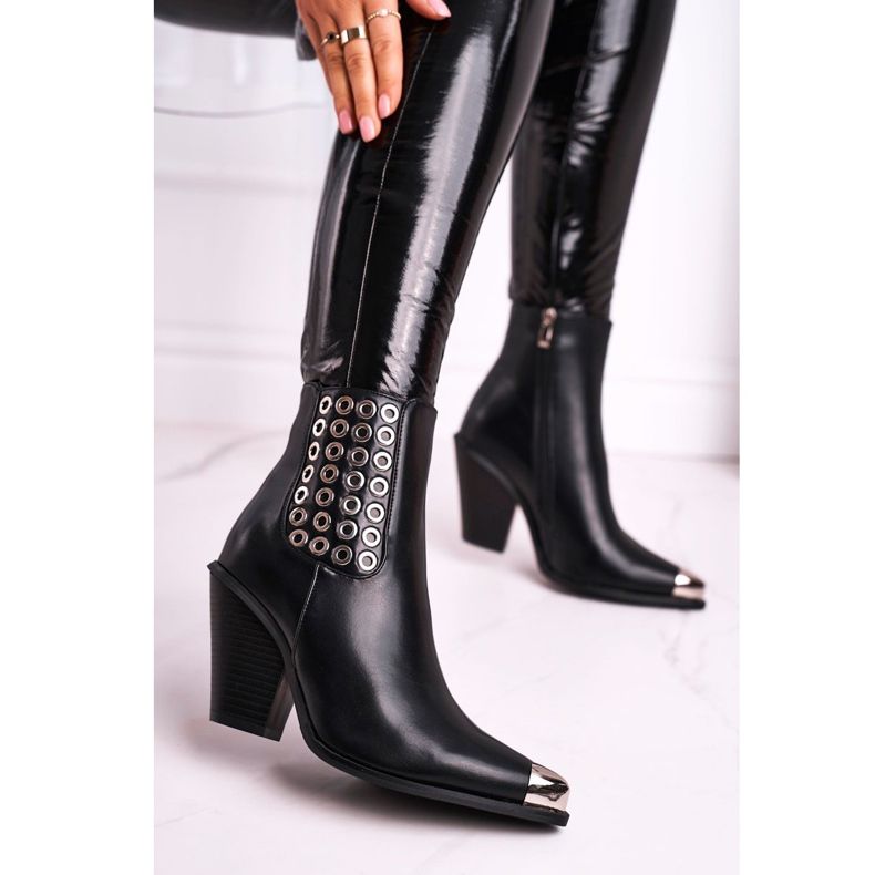 FS1 Cizme înalte pentru femei Toe din oțel negru Numai timpul 1 FS1 Cizme înalte pentru femei Toe din oțel negru Numai timpul 1