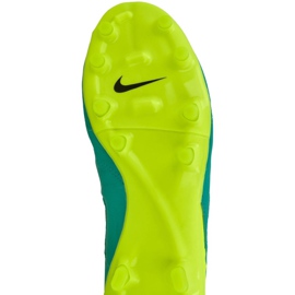 Pantofi de fotbal Nike Tiempo Legacy Ii Fg M 819218-307 albastru albastru marin, verde, galben 4