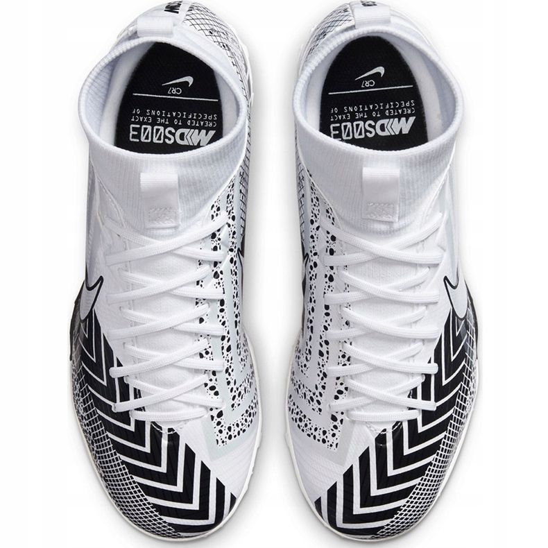 Pantof de fotbal Nike Mercurial Superfly 7 Academy Mds Tf Junior BQ5407 110 alb 1