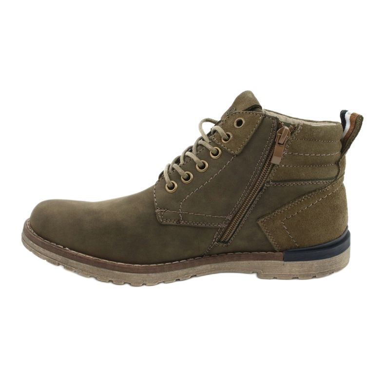 Cizme bărbătesc olive McBraun 20MN29-3131 kaki 1