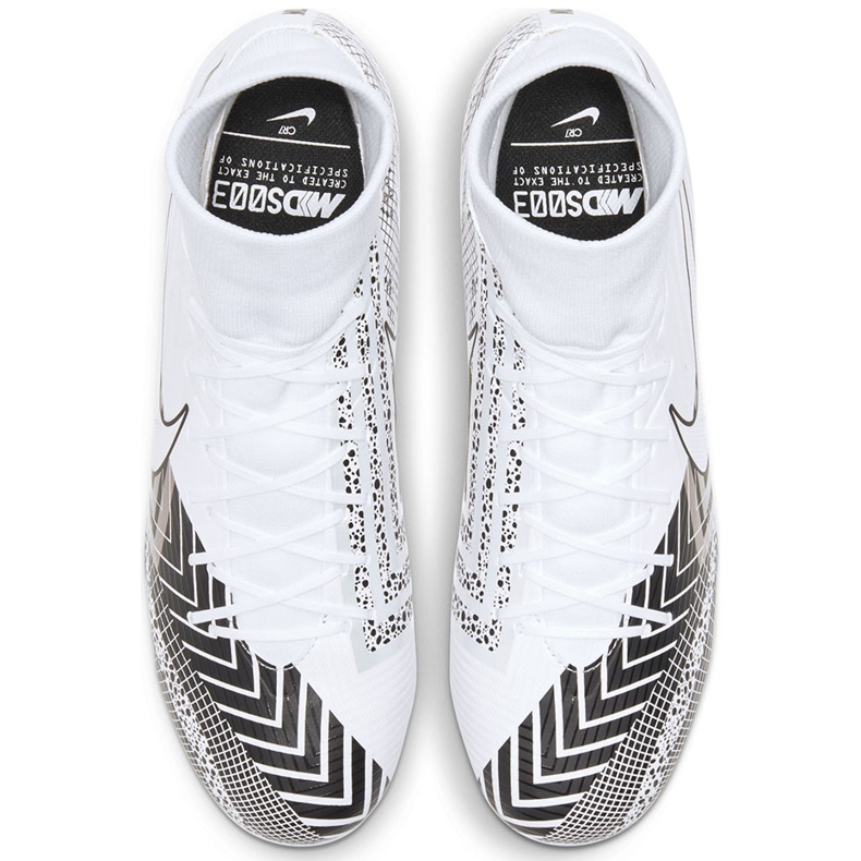 Pantof de fotbal Nike Mercurial Superfly 7 Academy Mds FG / MG BQ5427 110 alb alb 1