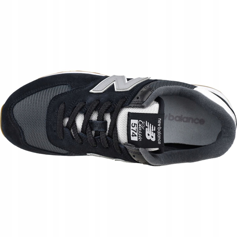 Pantofi New Balance M ML574SPT alb negru multicolor 2