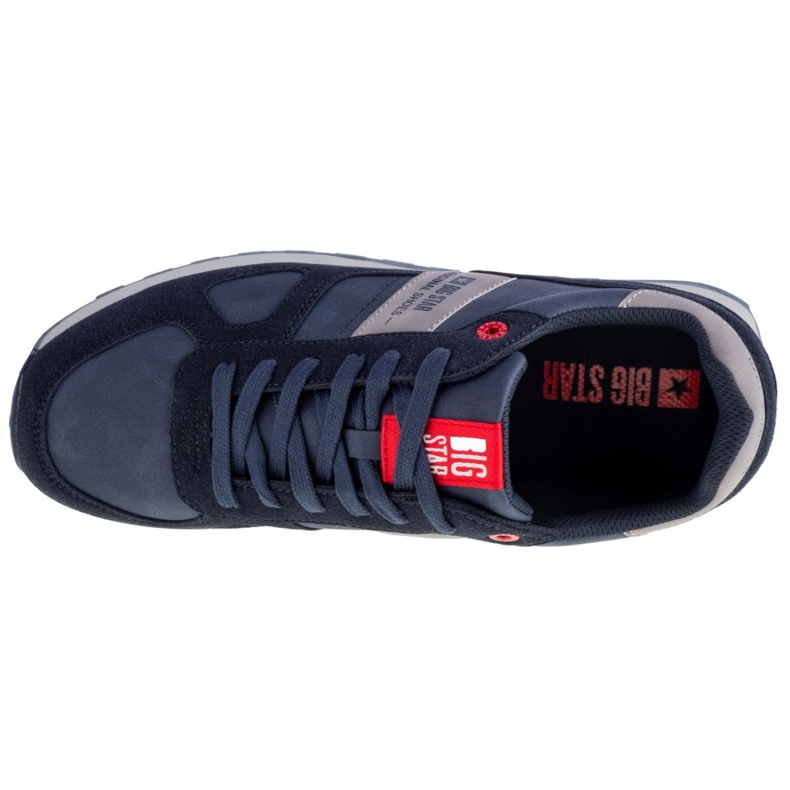 Pantofi Big Star M GG174452 albastru marin gri 2