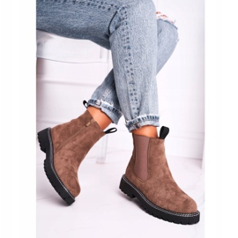 Ideal Cizme Chelsea pentru femei Khaki Resist kaki verde 2