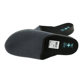 Papuci bărbați Adanex 24141 negru albastru 4
