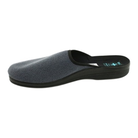 Papuci bărbați Adanex 24141 negru albastru 1
